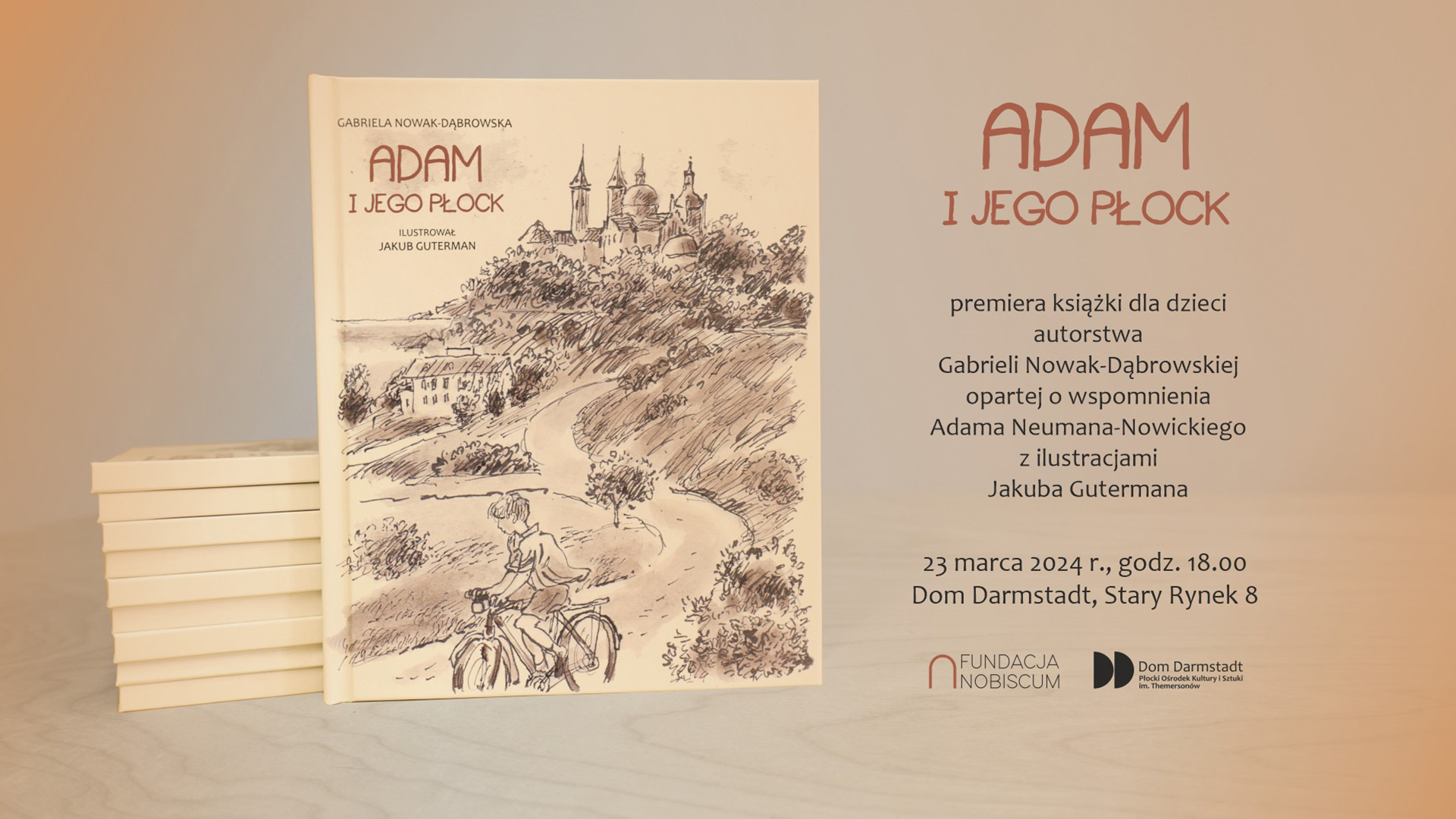 “Adam i jego Płock” – premiera książki 23 marca